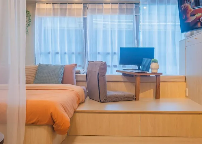 2 Mins To Mall, With Washer And Automatic Sofa Bed *