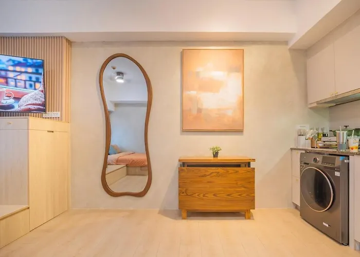 Apartamento 2 Mins To Mall, With Washer And Automatic Sofa Bed